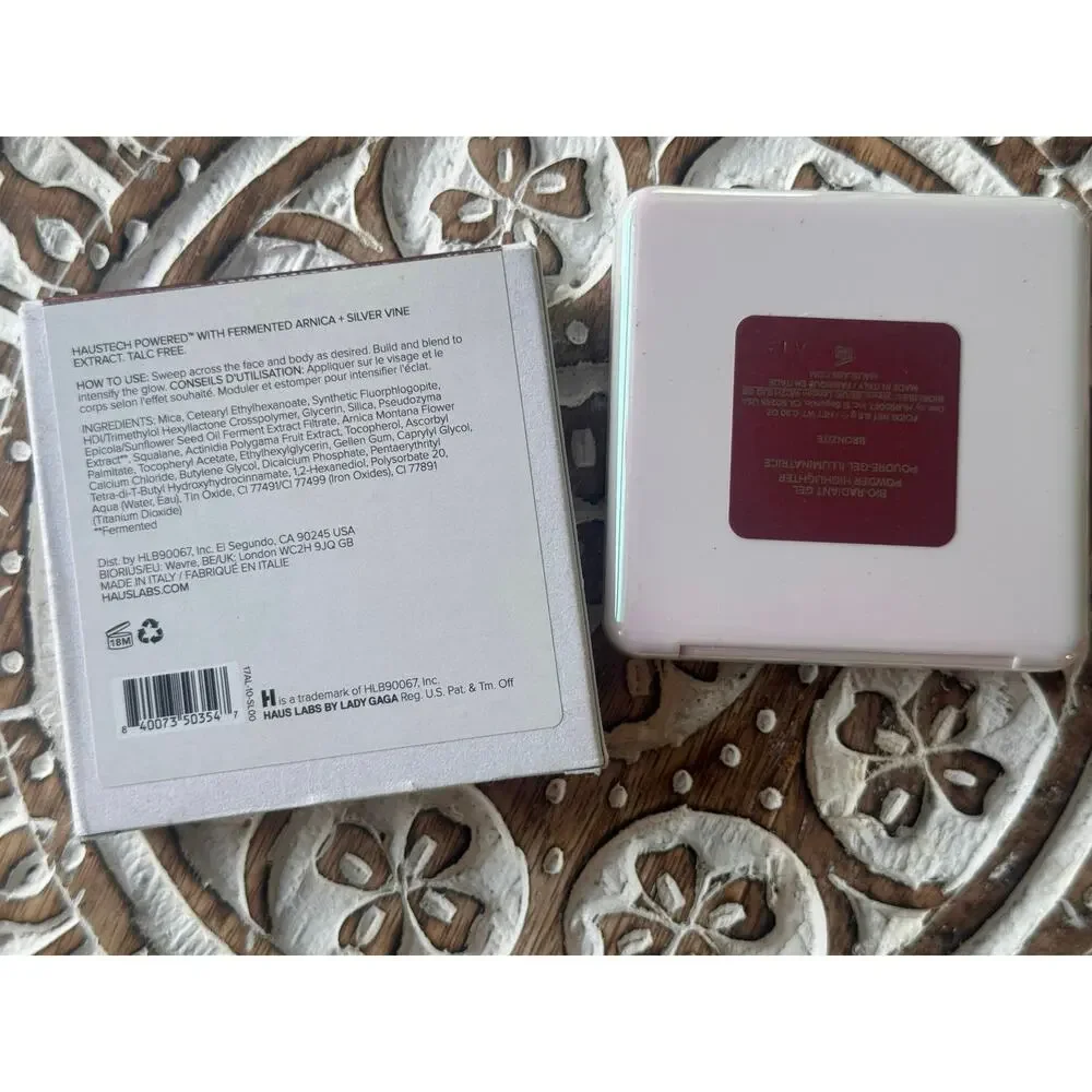 Haus Labs by Lady Gaga Bio-Radiant Gel-Powder Highlighter Bronzite 8.5 g NIB